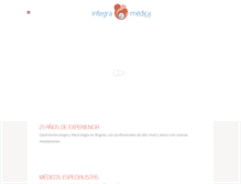 Tablet Screenshot of integramedicacolombia.com